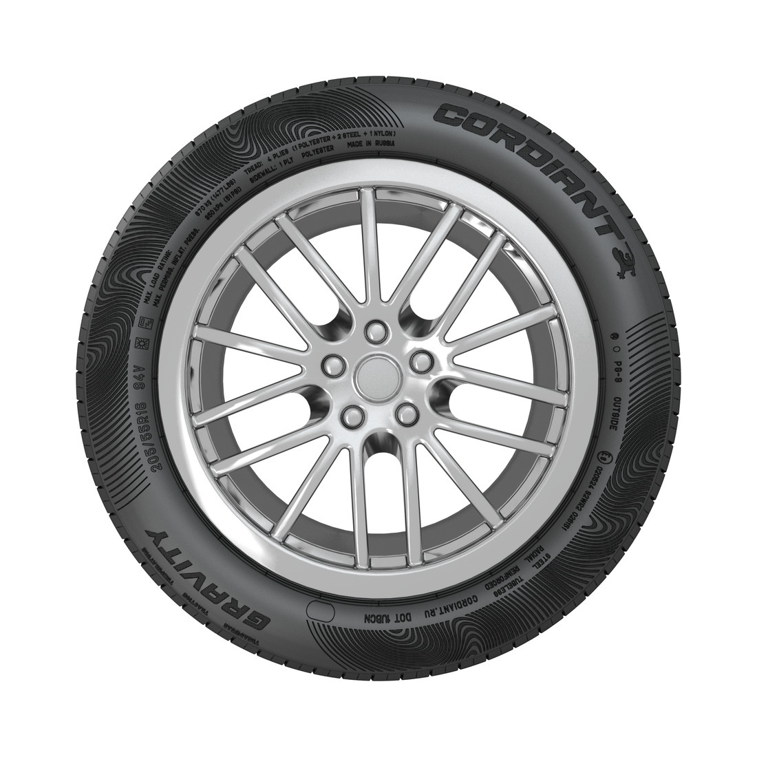 215/55  R17  Cordiant GRAVITY 98H Вид 2